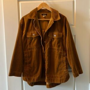 Women’s Gold Madewell Corduroy Sunday Shirt Button-Down